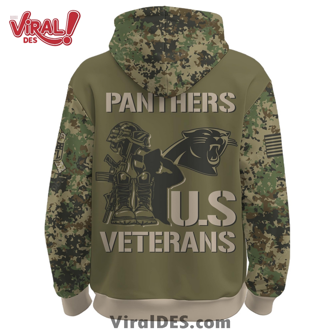 Carolina Panthers Veteran Day 2025 Hoodie Limited Edions Carolina Panthers Veteran Day 2025 Hoodie Limited Edions