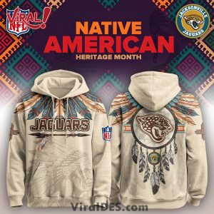 Jacksonville Jaguars Native American Heritage Month Limited Editions Hoodie Jacksonville Jaguars Native American Heritage Month Limited Editions Hoodie