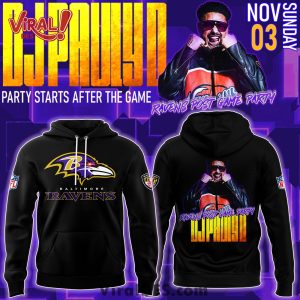 Baltimore Ravens 2025 DJ Pauly D Hoodie