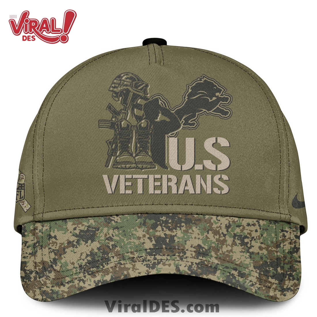 Detroit Lions Veteran Day 2025 Hoodie Limited Edions Detroit Lions Veteran Day 2025 Hoodie Limited Edions