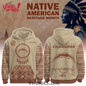 Los Angeles Chargers Native American Heritage Month Hoodie, Long Pants