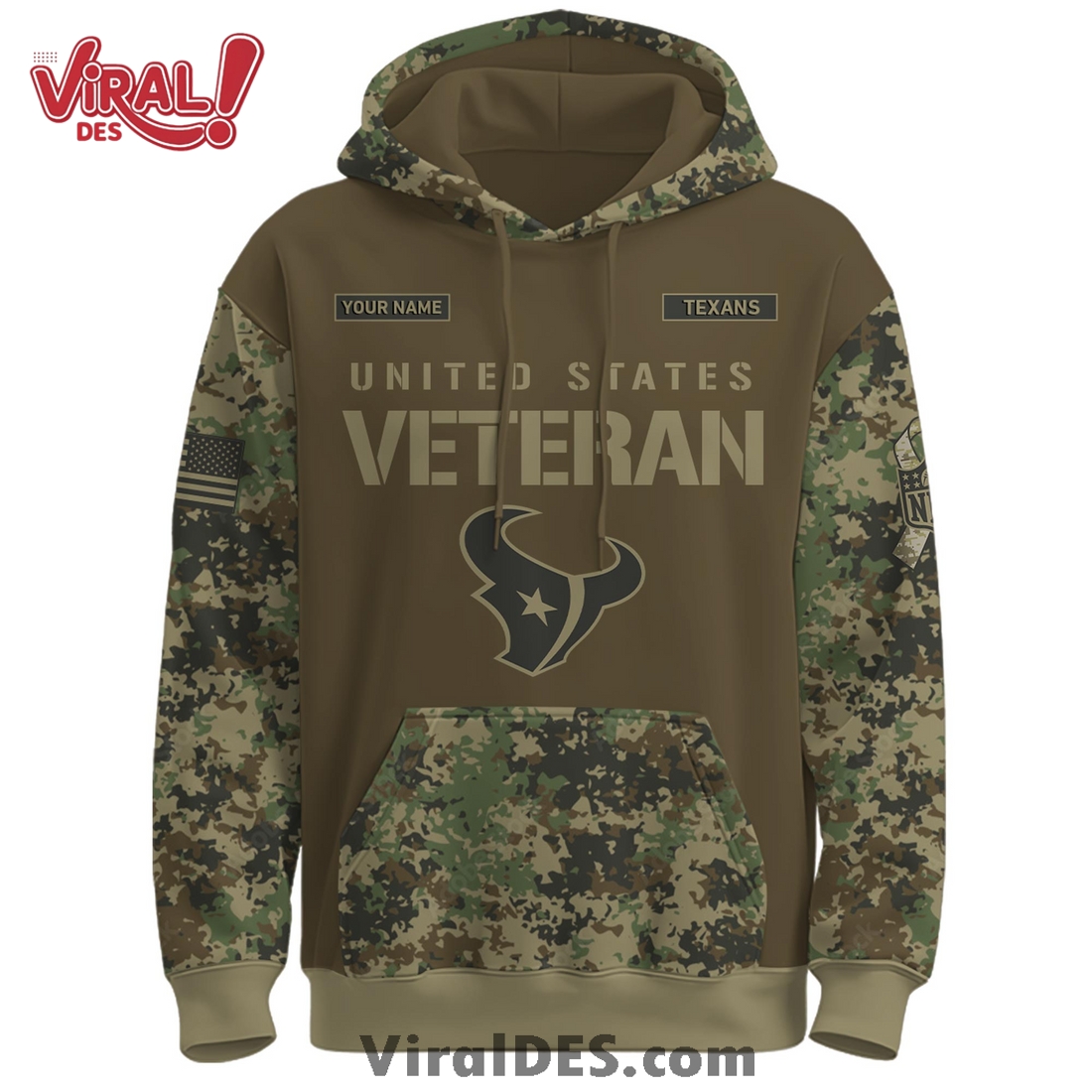 Houston Texans Salute to Service Limited Editions Hoodie Houston Texans Salute to Service Limited Editions Hoodie
