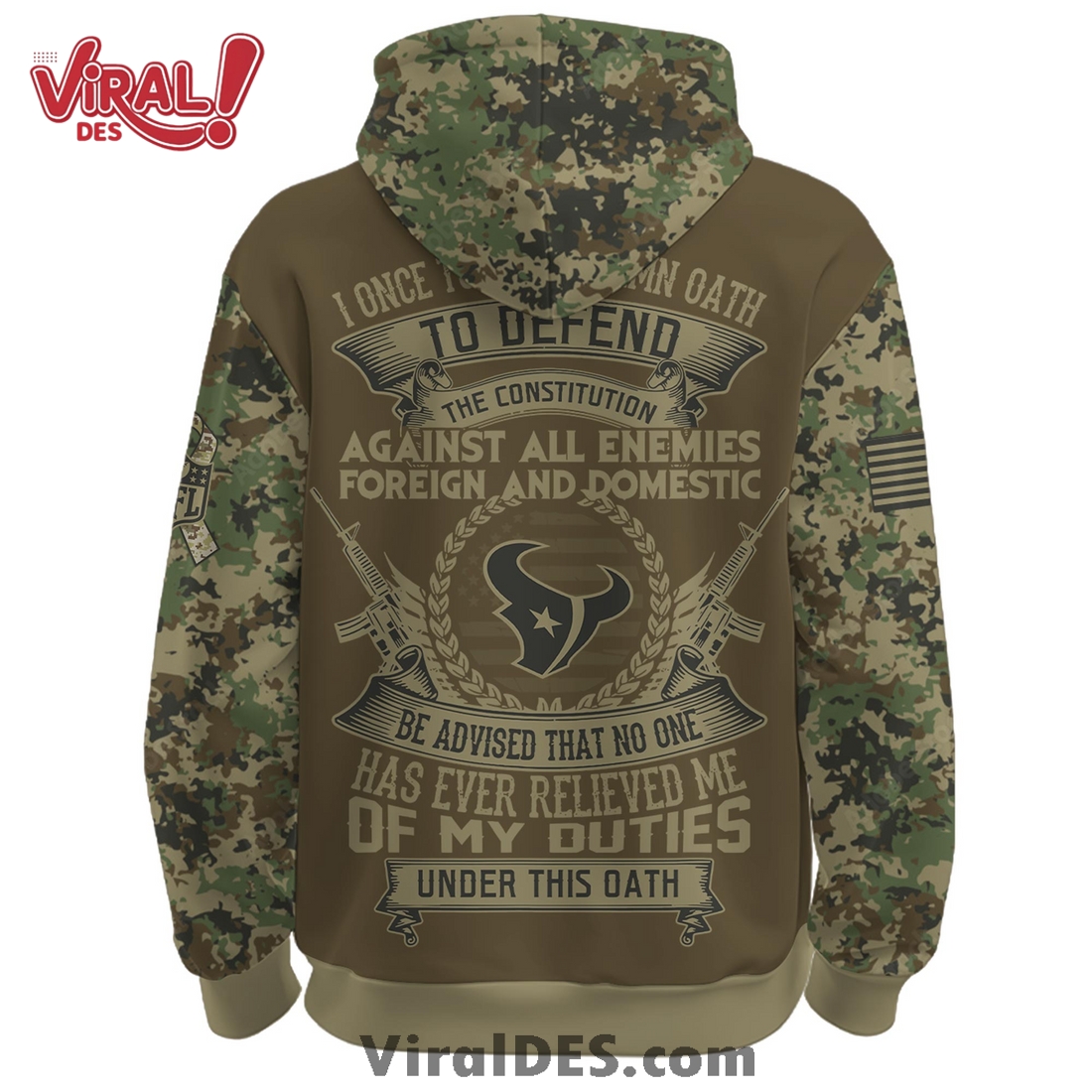 Houston Texans Salute to Service Limited Editions Hoodie Houston Texans Salute to Service Limited Editions Hoodie