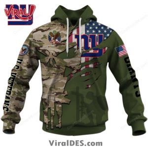 New York Giants NFL Veteran’s Day Design Hoodie 2025