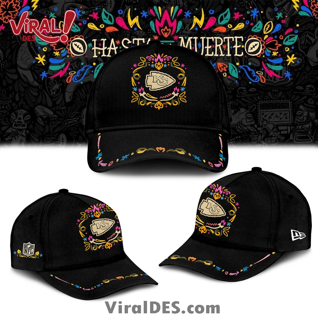 Kansas City Chiefs 2025 Hasta la muerte Hoodie And Cap Kansas City Chiefs 2025 Hasta la muerte Hoodie And Cap