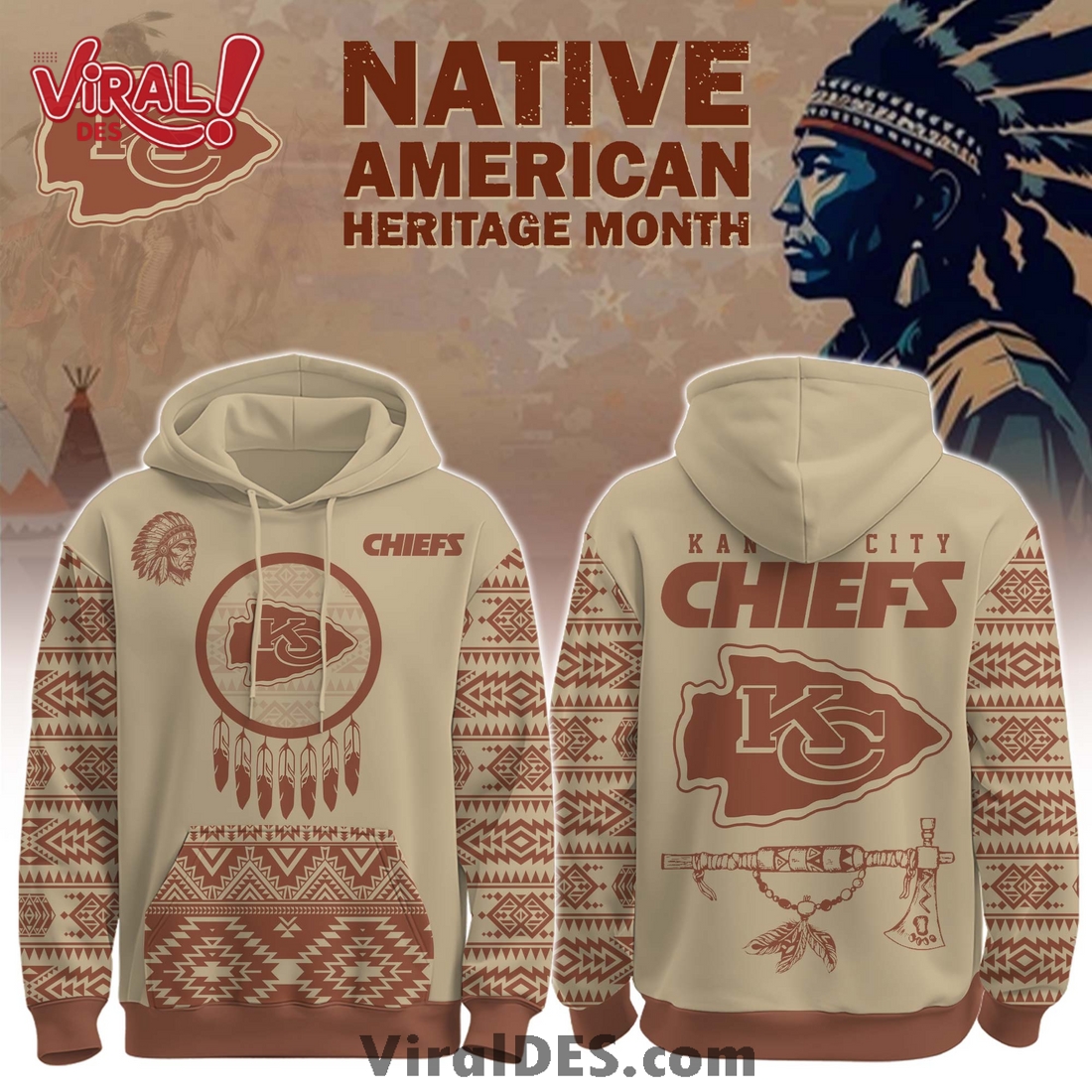 Kansas City Chiefs Native American Heritage Month Hoodie, Long Pants Kansas City Chiefs Native American Heritage Month Hoodie, Long Pants