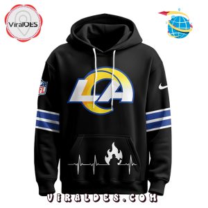 Los Angeles Rams x Firefighter Appreciation Night Game Hoodie 2025