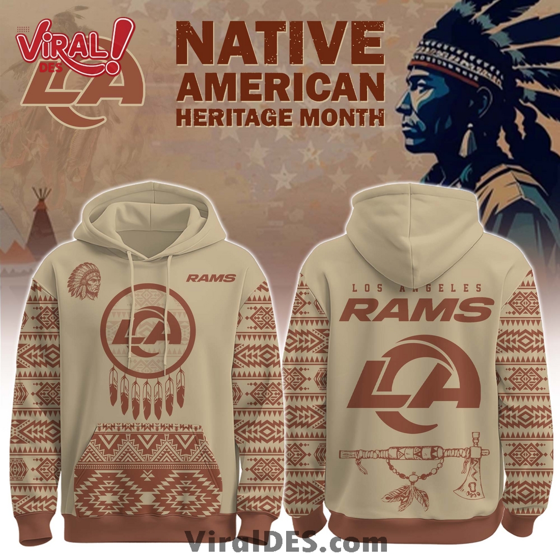 Los Angeles Rams Native American Heritage Month Hoodie, Long Pants Los Angeles Rams Native American Heritage Month Hoodie, Long Pants