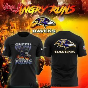 Baltimore Ravens Angry Runs Premium Limited Pullover Hoodie