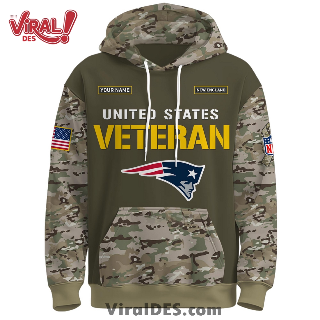New England Patriots 2025 Salute to Service Hoodie, Long Pants New England Patriots 2025 Salute to Service Hoodie, Long Pants