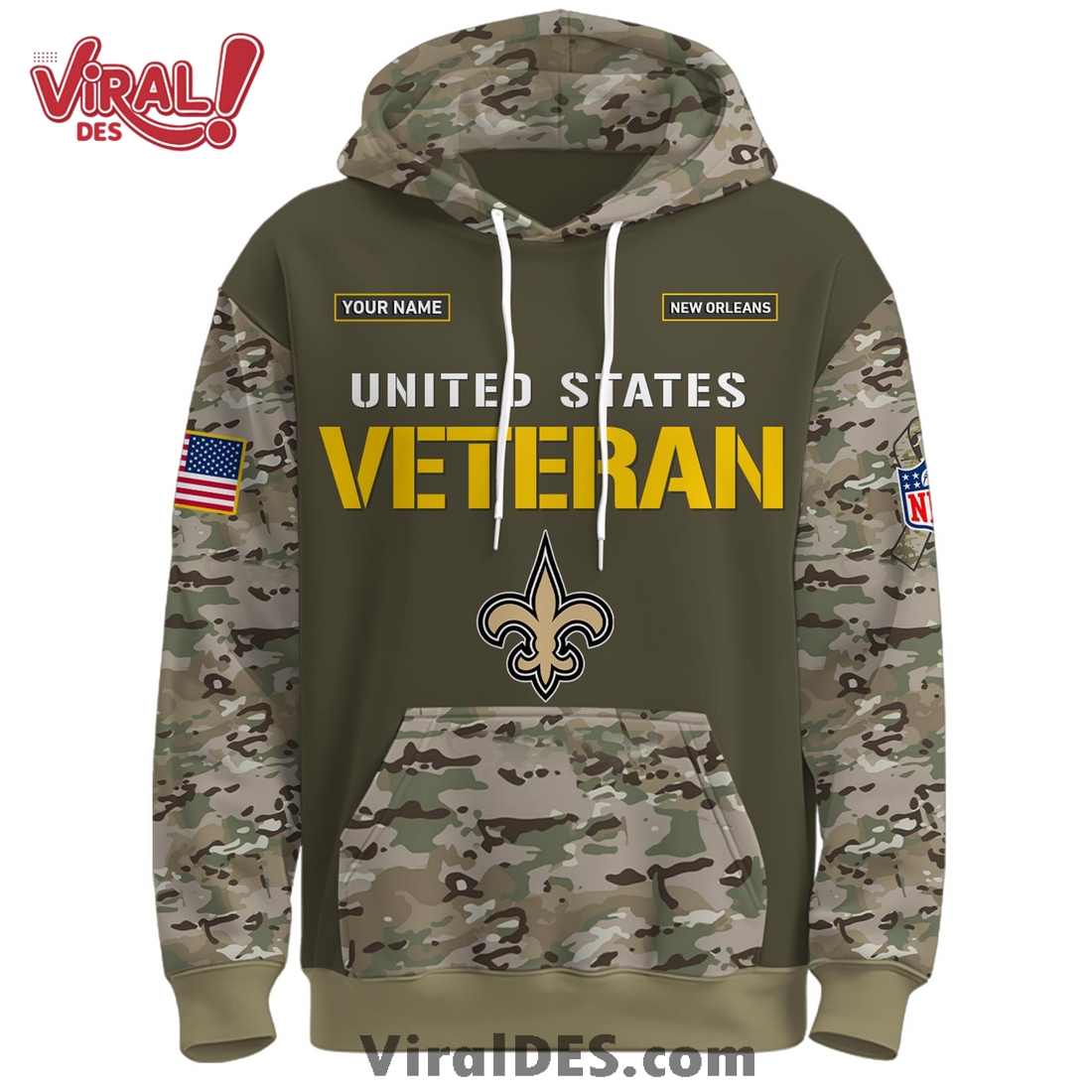 New Orleans Saints 2025 Salute to Service Hoodie, Long Pants New Orleans Saints 2025 Salute to Service Hoodie, Long Pants