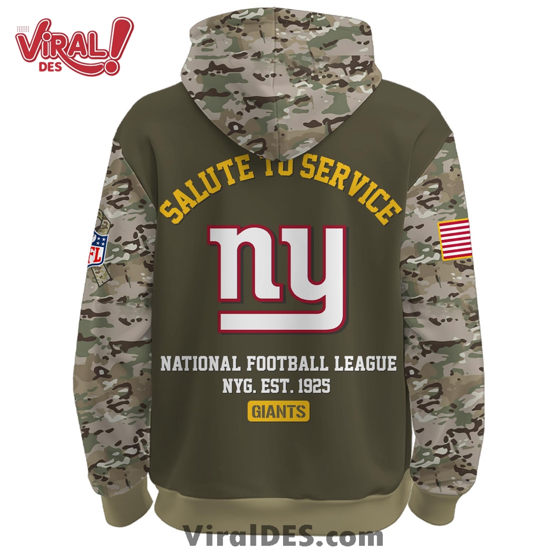 New York Giants 2025 Salute to Service Hoodie, Long Pants New York Giants 2025 Salute to Service Hoodie, Long Pants
