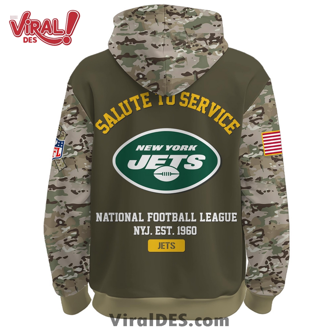 New York Jets 2025 Salute to Service Hoodie, Long Pants New York Jets 2025 Salute to Service Hoodie, Long Pants