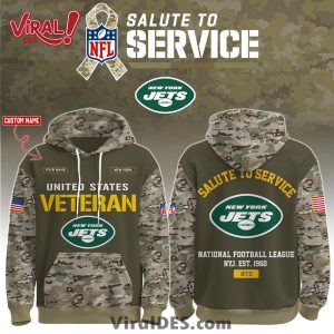 New York Jets 2025 Salute to Service Hoodie, Long Pants