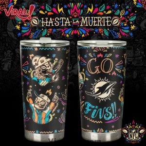Miami Dolphins 2025 Hasta la muerte Tumbler