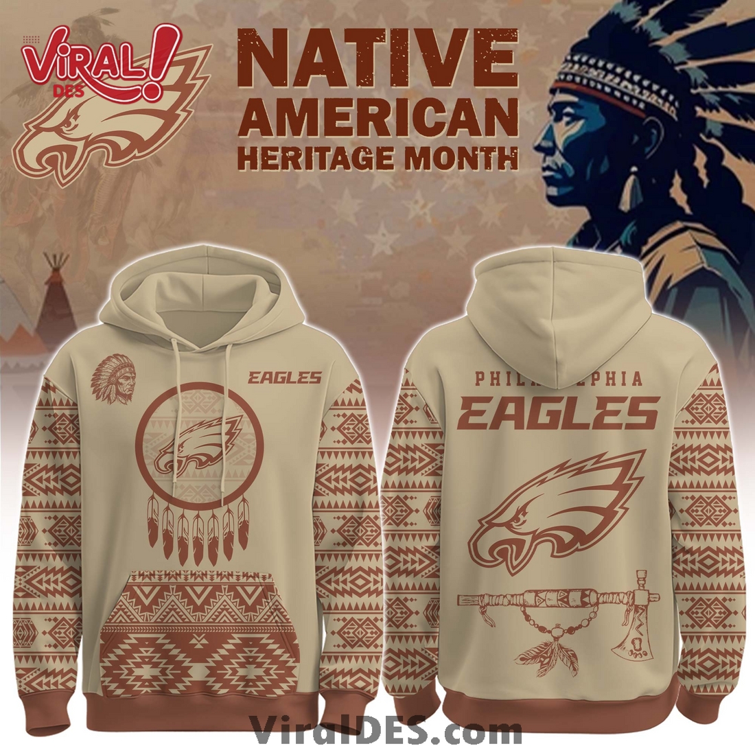 Philadelphia Eagles Native American Heritage Month Hoodie, Long Pants Philadelphia Eagles Native American Heritage Month Hoodie, Long Pants