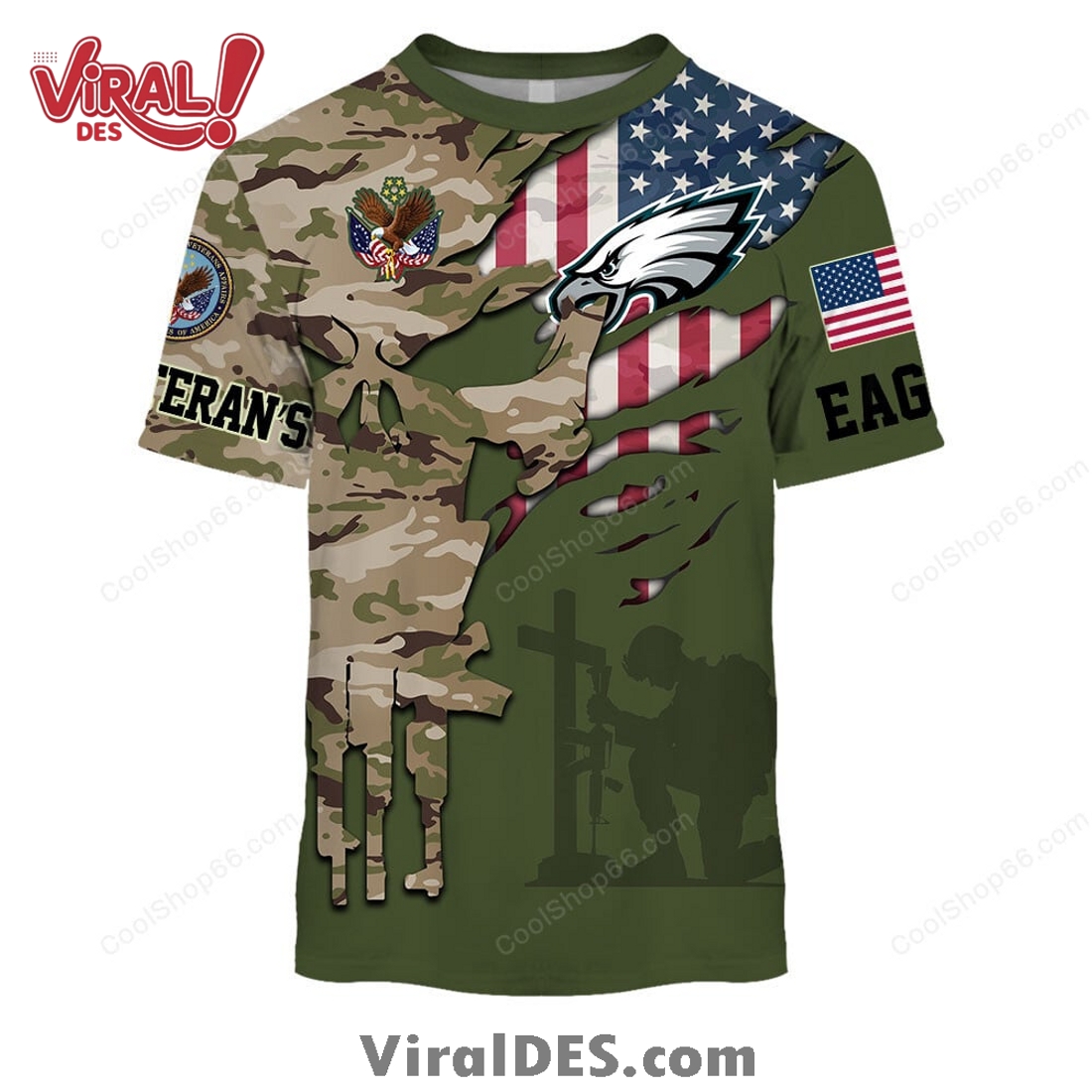Philadelphia Eagles NFL Veteran’s Day Design Hoodie 2025 Philadelphia Eagles NFL Veteran’s Day Design Hoodie 2025