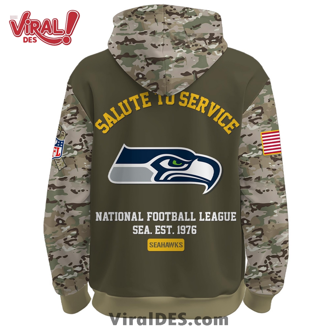 Seattle Seahawks 2025 Salute to Service Hoodie, Long Pants Seattle Seahawks 2025 Salute to Service Hoodie, Long Pants