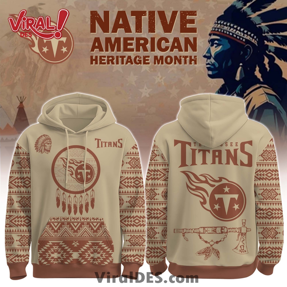 Tennessee Titans Native American Heritage Month Hoodie, Long Pants Tennessee Titans Native American Heritage Month Hoodie, Long Pants