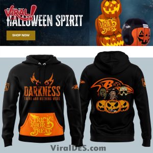 Baltimore Ravens Halloween Spirit Hoodie 2025