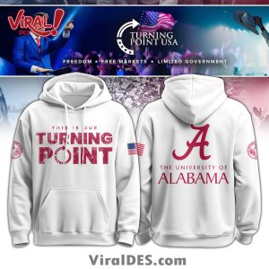 This Is Our Turning Point Alabama Campus White Hoodie