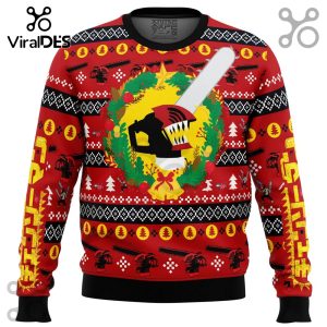 Christmas Dream Chainsaw Man Ugly Sweater 2025