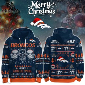 Denver Broncos Merry Christmas The Force Edition Hoodie 2025