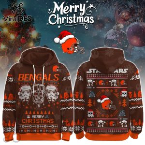 Cleveland Browns Merry Christmas The Force Edition Hoodie 2025