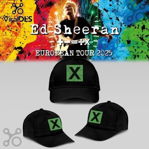 Ed Sheeran 2025 The +−=÷× Tour Shirt, Cap