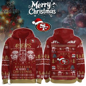 San Francisco 49ers Merry Christmas The Force Edition Hoodie 2025