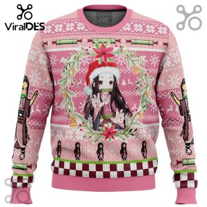 Christmas Nezuko Kamado Demon Slayer Ugly Sweater 2025