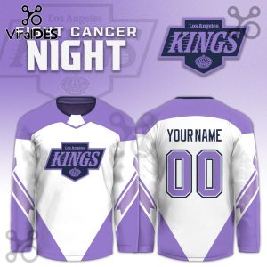 Los Angeles Kings Hockey Fights Cancer Purple Jersey Limited Edition