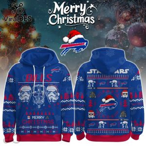 Buffalo Bills Merry Christmas The Force Edition Hoodie 2025