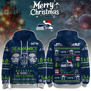Seattle Seahawks Merry Christmas The Force Edition Hoodie 2025