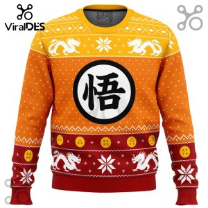 Dragon Ball Z Goku Christmas Ugly Sweater 2025