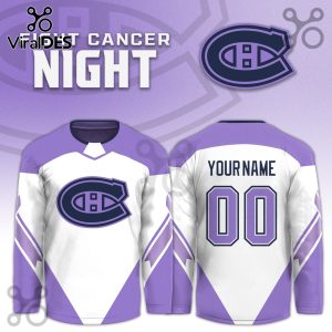 Montreal Canadiens Hockey Fights Cancer Purple Jersey Limited Edition