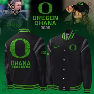 2025 Oregon Ducks Ohana Limited Edition Baseball Jacket