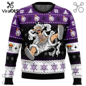 Luffy Gear 5 Sun God Nika One Piece Ugly Sweater 2025