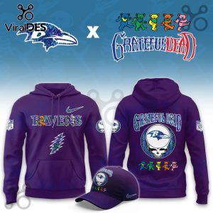 Baltimore Ravens Grateful Dead Limited Hoodie 2025