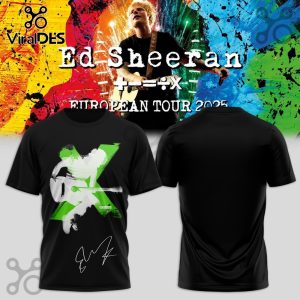 Ed Sheeran 2025 The +−=÷× Tour Shirt, Cap