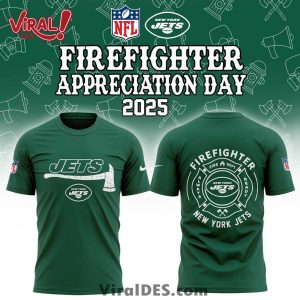 New York Jets 2025 Firefighter Application Day Hoodie