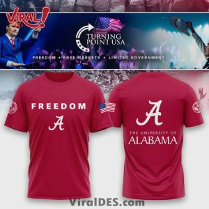 Alabama Campus Freedom 2025 Red Hoodie