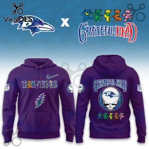 Baltimore Ravens Grateful Dead Limited Hoodie 2025