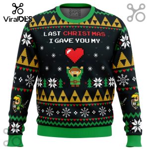 Link To My Heart Zelda Ugly Sweater 2025