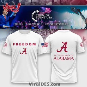 Alabama Campus Freedom 2025 White Hoodie