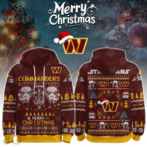 Washington Commanders Merry Christmas The Force Edition Hoodie 2025