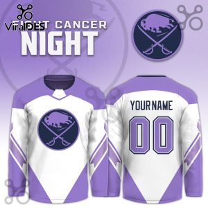 Buffalo Sabres Hockey Fights Cancer Purple Jersey Limited Edition