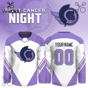Ottawa Senators Hockey Fights Cancer Purple Jersey Limited Edition