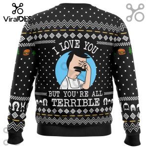 I Love You but Bob’s Burgers Ugly Sweater 2025