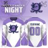Winnipeg Jets Hockey Fights Cancer Purple Ribbon Hoodie